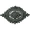 Ekena Millwork Antonio Ceiling Medallion, Hand-Painted Athenian Green Crackle, 35 7/8"W x 22 1/2"H x 4 3/8"P CM35X22ANAGC - alternate 1